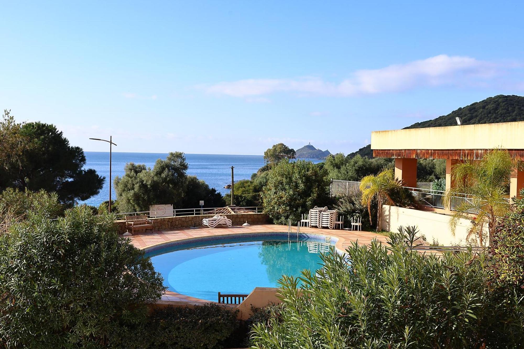Superbe T2 Vue Mer - Piscine & Plage A 100M Ajaccio  Exteriér fotografie